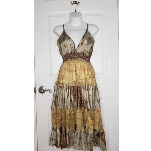 Custom Silk Maxi Dress